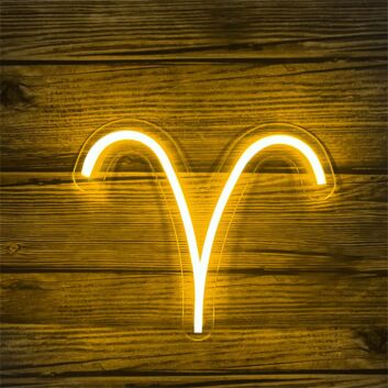 Aries Zodiac Symbol LED Neon Sign