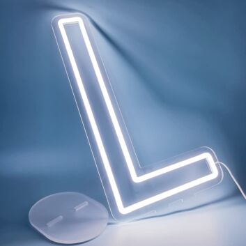 Brighten Up Your Special Day: Use Customized LED Neon Light Letter L for Birthdays, Weddings, and Bar Celebrations.