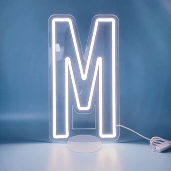 Brighten up Your Special Celebrations and Spaces: Customized LED Neon Light Letter M Birthday LED Neon Sign for Weddings, Birthdays, and Home Decor.