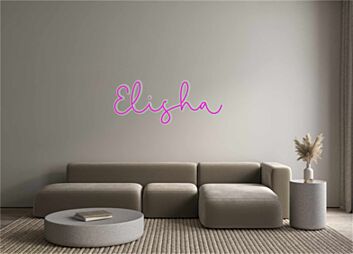 Elevate Your Events: Customized LED Neon Light Name Eligha Birthday LED Neon Sign for Weddings, Birthdays, and Home Decor.