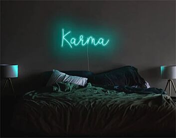 Brighten Up Your Special Celebrations: Home, Bar & Wedding Decor with Customized LED Neon Light Name Karma Birthday LED Neon Sign