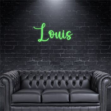 Brighten Your Celebration: Customized LED Neon Light Name Louis Birthday LED Neon Sign Ideal for Home Decor, Office Vibrancy, and Unforgettable Parties.