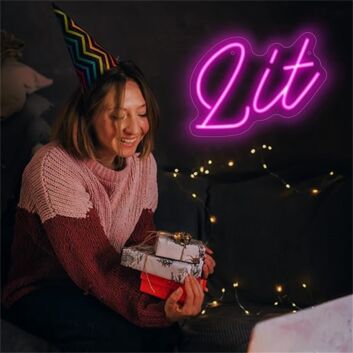 Brighten Up Your Space: From Home Décor to Weddings, Enhance Any Occasion with the Customized Lit LED Neon Sign.