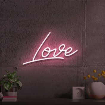 Brighten Your Wedding, Home, and Romantic Dinners with the Cute Love LED Neon Sign.