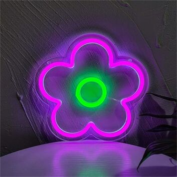 Brighten Up Your Space: Perfect for Home Decor, Bars, and Weddings with the Mini Daisy Flower LED Neon Sign.
