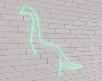 Brighten Your Space: Dino LED Neon Sign for Creative Home Decor, Playful Office Atmosphere, and Vibrant Party Themes