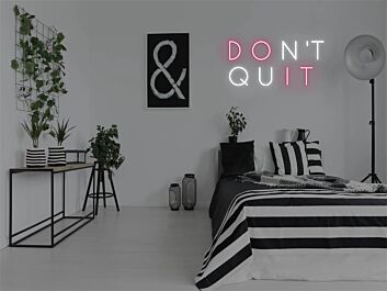 Brighten Up Your Home, Office, and Motivational Spaces with Dont Quit LED Neon Light