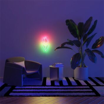 Brighten Up Your Spaces: Dutch Tulip LED Neon Sign for Bar, Wedding, and Home Décor Elegance