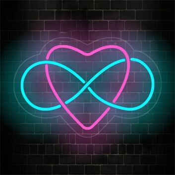 Celebrate Romance in Every Setting with Eternal Love LED Neon Sign - Perfect for Weddings, Parties, and Home Decor.