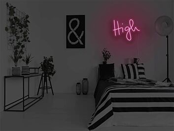 Brighten Your Space: High LED Neon Sign for Home Decor, Office Ambiance, Storefronts, and Vibrant Bar Evenings