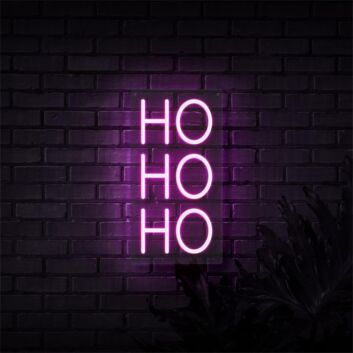 Brighten Up Your Christmas Decor at Home, Office, or Store with the Ho Ho Ho LED Neon Sign.