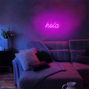Boost Your Business Ambience: Perfect for Storefronts, Bars, and Office Settings with Hola LED For Business LED Neon Sign.