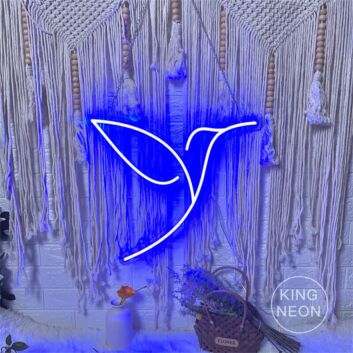 Brighten Up Your Space: Perfect for Home Decor, Office Ambiance, and Storefronts with the Hummingbird Sign LED Neon Sign.