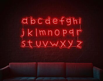 A-Z LED Neon Sign