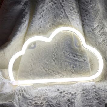 Brighten Up Any Space: LED Cloud Neon Sign Perfect for Home Decor, Offices, Bars, and Special Events