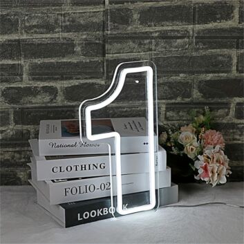 Celebrate milestones and brighten up celebrations anywhere from homes to parties with the LED Neon Birthday Number 1 LED Neon Sign.