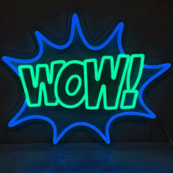 WOW! neon sign