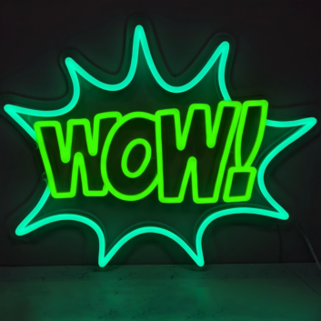 WOW! neon sign
