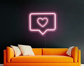 Elevate Your Home, Office, and Social Gatherings with the Like Instagram LED Neon Sign.