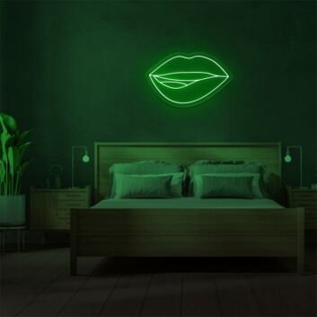Fine-Line Lips LED Neon Sign