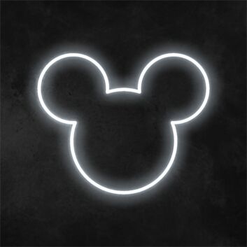 Brighten Your Kids' Room, Play Area, or Birthday Celebrations with the Mickey Mouse LED Neon Sign.