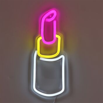 Colourful Lipstick LED Neon Sign