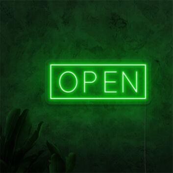 Brighten Your Store, Bar, or Home Entrance with the Enchanting Open LED Neon Sign.