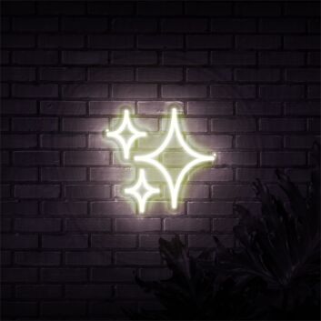 Brighten Your Space with Neon Star Light Sketch and Etch Us: Perfect for Home Decor, Trendy Offices, and Vibrant Party Atmospheres