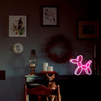 Brighten Up Your Space: Perfect for Bedroom, Home Bar, and Party - New Dog LED Neon Sign For Bedroom Acrylic LED Neon Sign.
