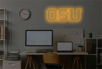 Brighten Up Your Game Room, Bar, or Dorm with the Osu Logo LED Neon Sign.