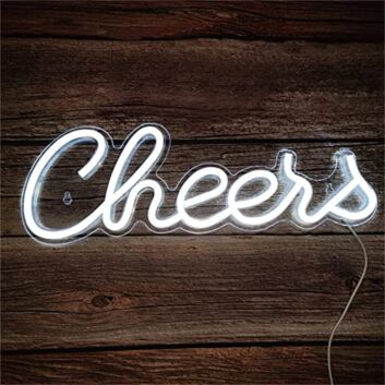 Cheers Cursive Word LED Neon Sign