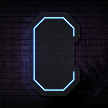 Brighten Your Space: Personalized Initial Letter C LED Neon Sign – Perfect for Bars, Offices, and Special Occasions