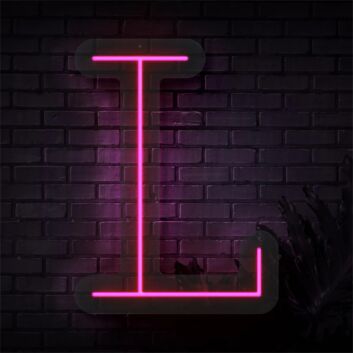Brighten Your Special Occasions: Personalized Initial Letter L LED Neon Sign for Weddings, Parties, and Home Decor