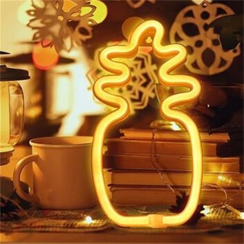 Brighten Up Your Space: Pineapple LED Neon Sign, Perfect for Home Decor, Trendy Office Vibes, and Vibrant Party Themes.