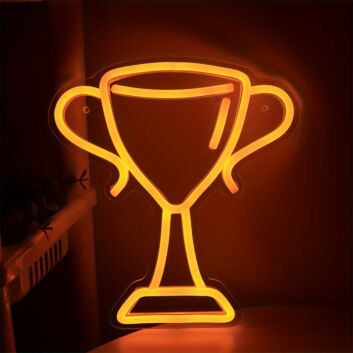 Double-Handled Trophy Cup LED Neon Sign