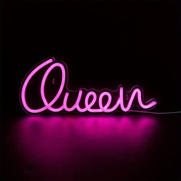 Brighten Your Space: Queen LED Neon Sign, Perfect for Office, Bar, and Wedding Decorations.