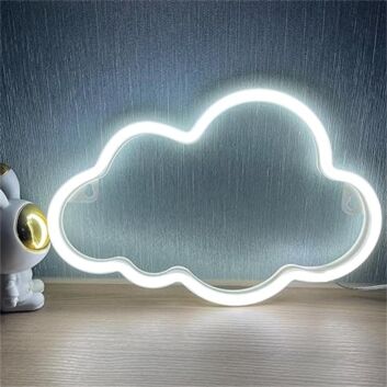 Brighten Your Space: Room Wall Decor Cloud LED Neon Sign for Chic Home, Office, and Vibrant Party Atmosphere.