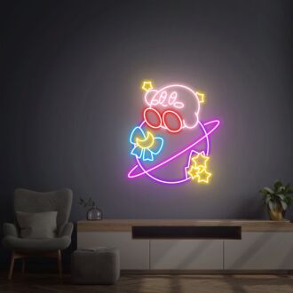 Erhellen Sie Ihr Gaming-Heiligtum und feiern Sie stilvoll mit dem Kirby-Neonschild. Schlafzimmer Japanisches Neonschild Wanddekor Kunst LED-Neonschild, perfekt für Wohndekoration, Büroatmosphäre und Party-Ambiente.