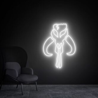 Verleihen Sie Ihrem Raum mit dem Star Wars LED-Neonschild Custom Mandalorian Anime Neon Light einen besonderen Touch - Perfekt für Heimdekoration, Büroumgebung, Schaufenster, Bars und Themenhochzeiten.