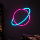Brighten Up Your Space: From Cozy Bedrooms to Trendy Bars with the Saturn Planet LED Neon Sign