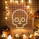 Skull Outline LED Neon Sign