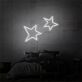 Two-Star Outline LED Neon Sign