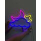 Starry Night Moon, Star and Cloud LED Neon Sign