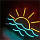 Sunrise over Sea LED Neon Sign