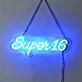 Personalized Super 16 Birthday LED Neon Sign