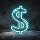 Elevate Your Office or Bar Atmosphere with the Symbol Dollar LED Neon Sign