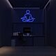 Meditation Figure LED Neon Sign