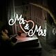 Mr & Mrs Heart Wedding LED Neon Sign