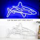 Orca Outline LED Neon Sign