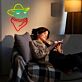 Frog with Cowboy Hat LED Neon Sign